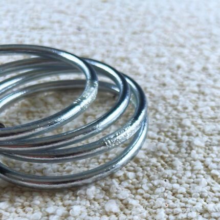 Jonc Bouddhiste Classique Silver - maLune®