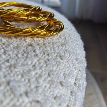 Jonc Bouddhiste Twist Gold - maLune®