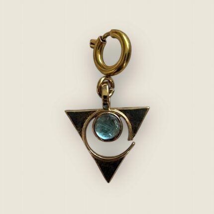 Charm en Topaze Bleue